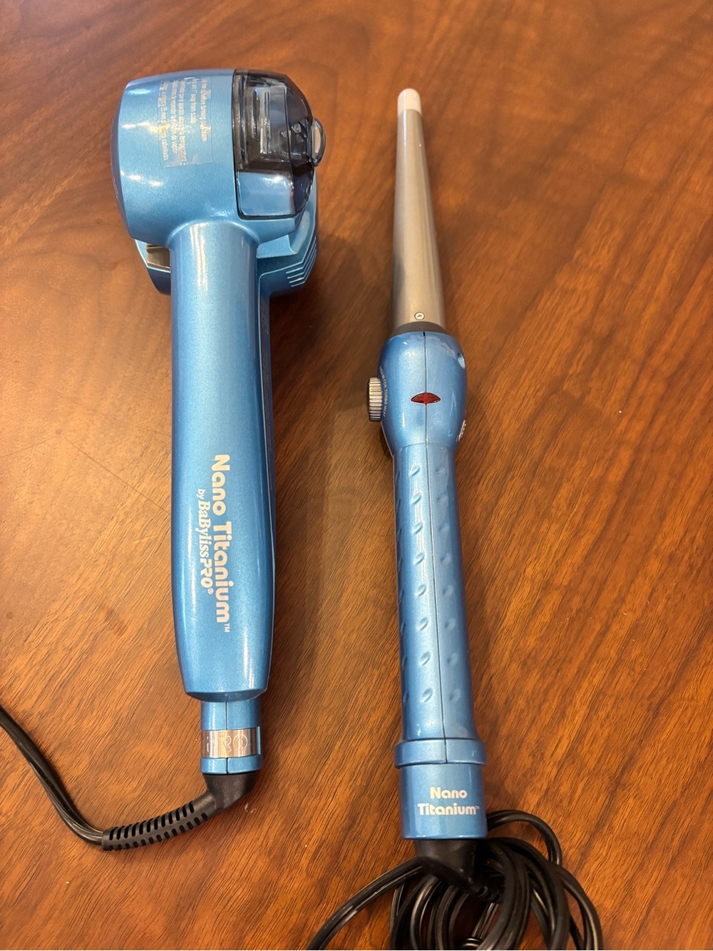 BaBylissPRO Nano Titanium MiraCurl SteamTech Auto Curler + Curling Wand